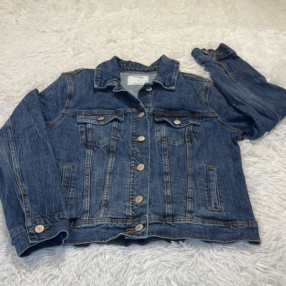 Old Navy Jackets & Blazers - OLD NAVY WOMENS SIZE M Denim Jacket with Button Details